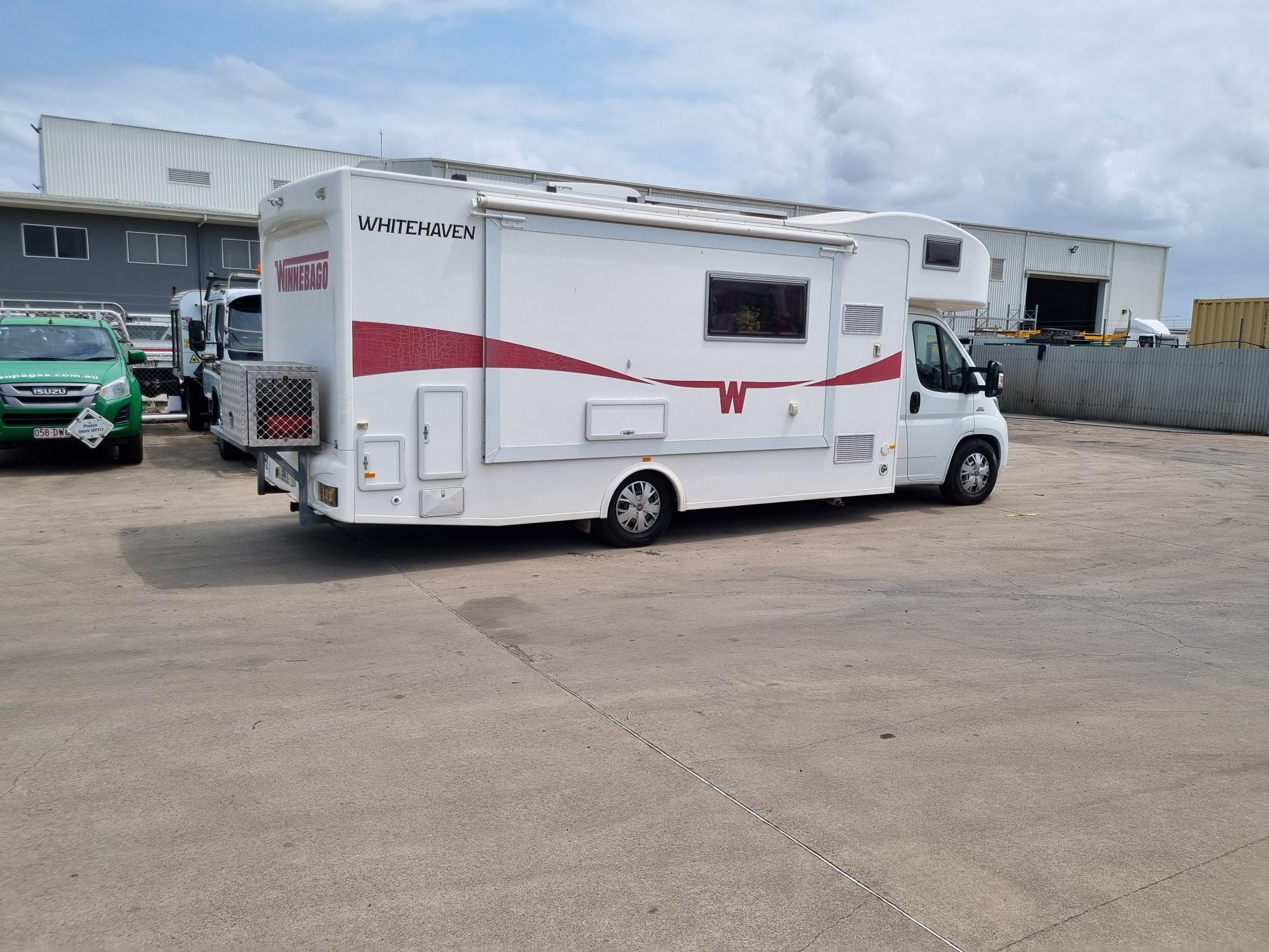 BDS Mechanical Repairs Mackay with a motorhome/campervan parked outside the workshop