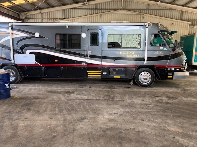 BDS Mechanical Repairs Rockhampton with an RV/motor home parked in the workshop for a service and repair