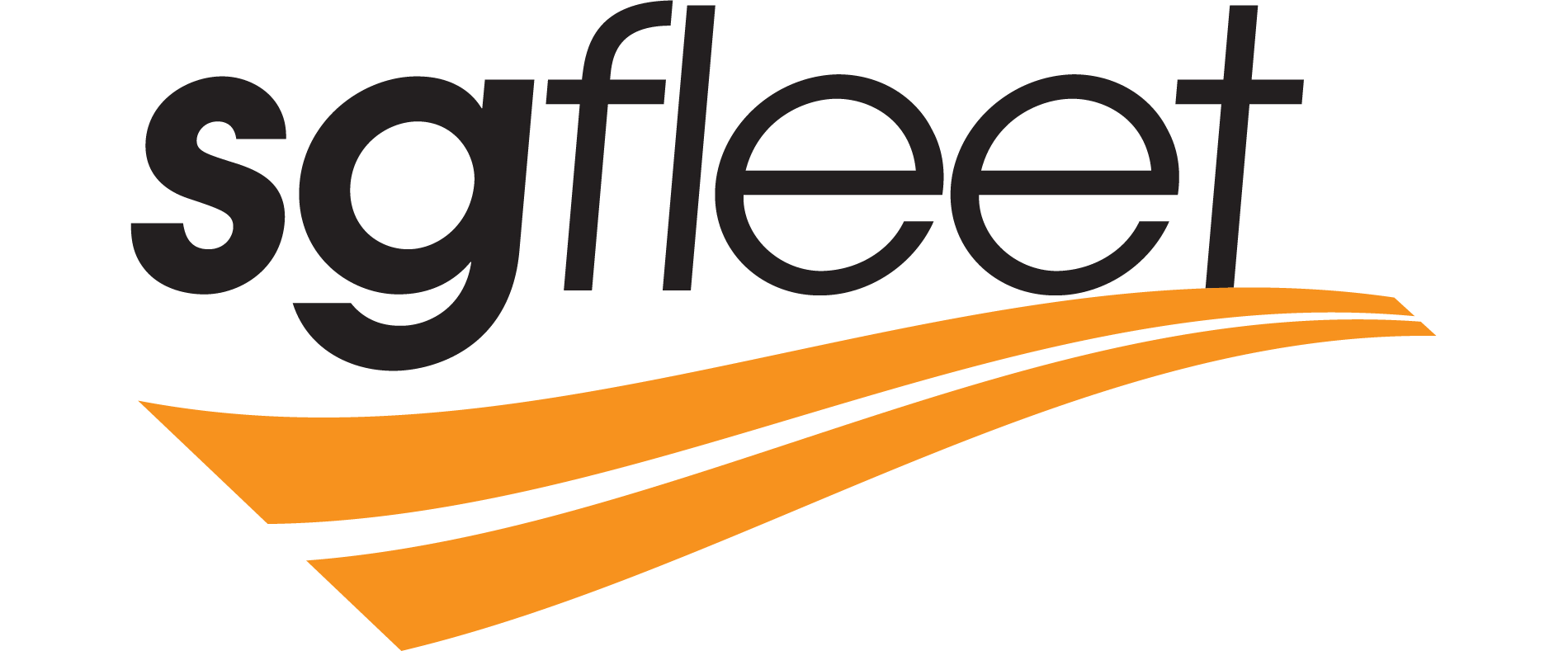 Black and orange SG Fleet Logo