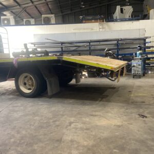 BDS Mechanical Repairs Bundaberg manufacturing a Flatbed Tray for Speedway Ventures