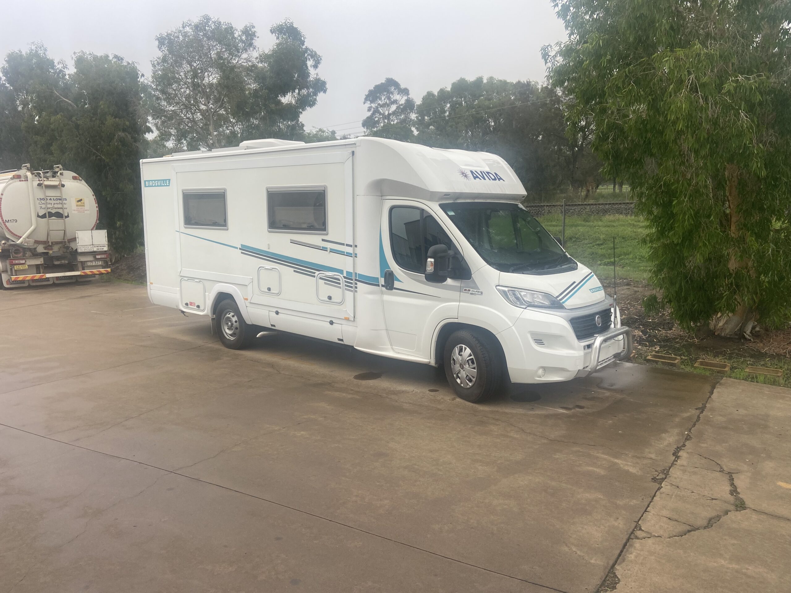 BDS Mechanical Repairs Bundaberg with an RV parked outside the workshop