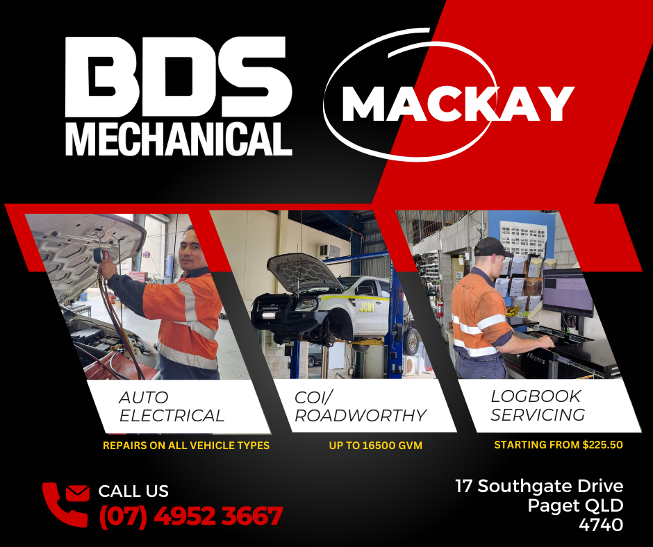 BDS Mechanical Repairs Mackay offering auto electrical services, COI and road worthy and logbook servicing