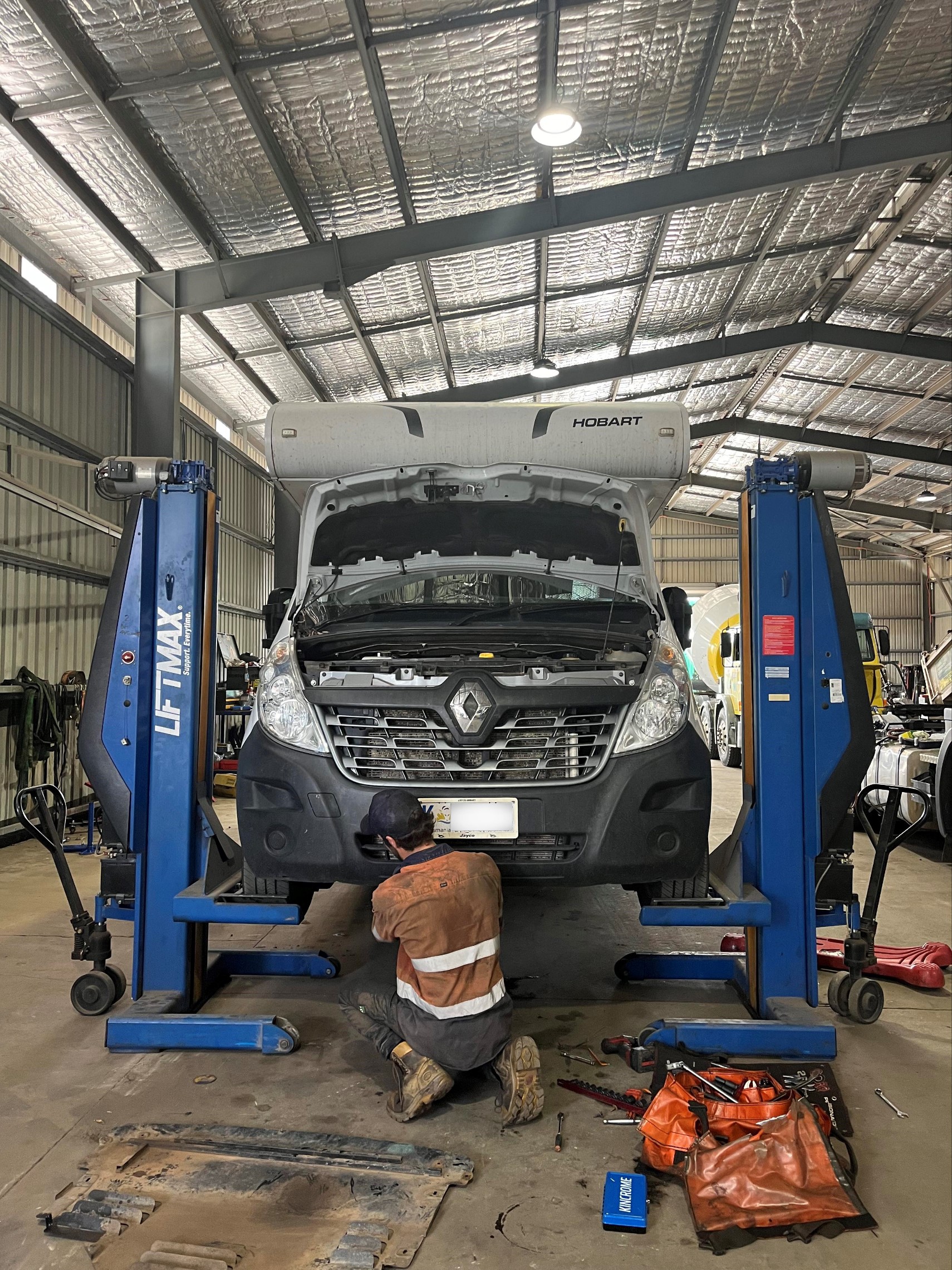 BDS Mechanical Repairs Cairns servicing an RV/campervan