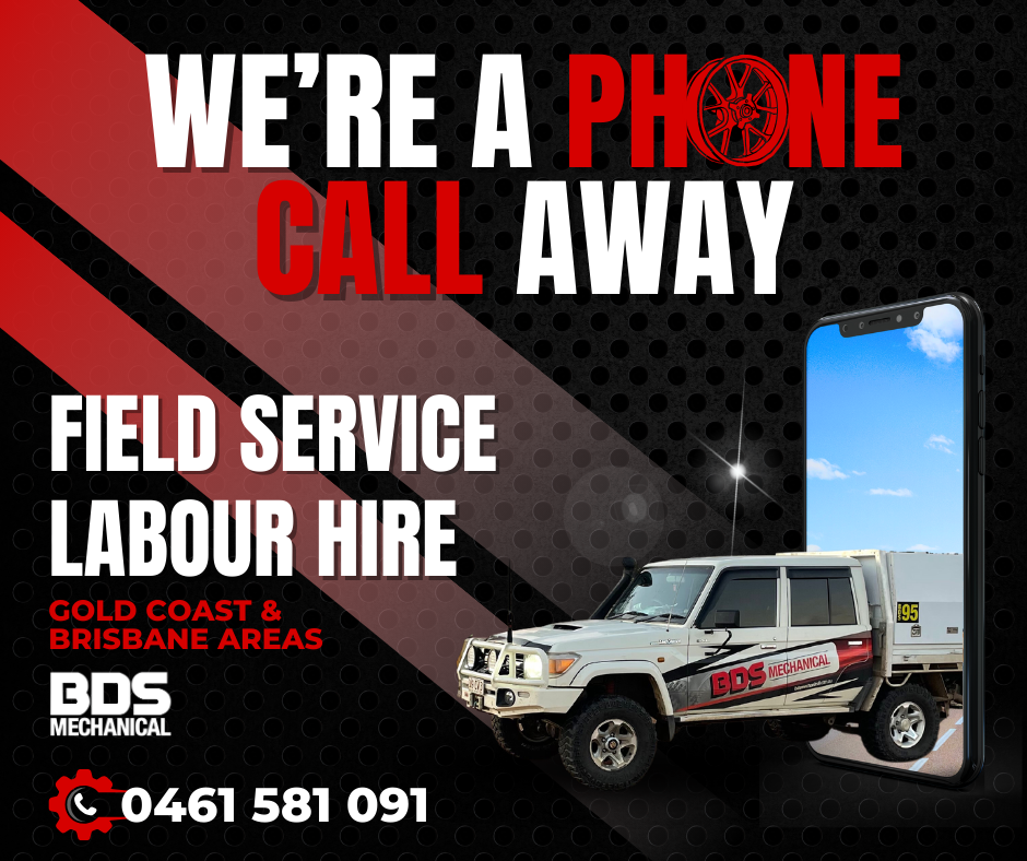 BDS Mechanical Gold Cost Brisbane now offering Field Service and Labour Hire