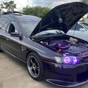 purple fancy car